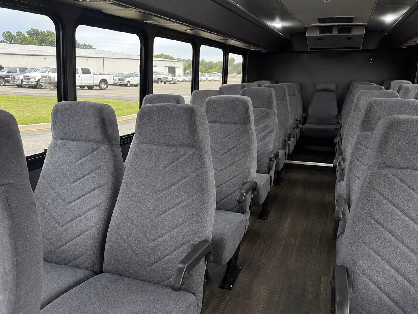 18 passenger minibus interior