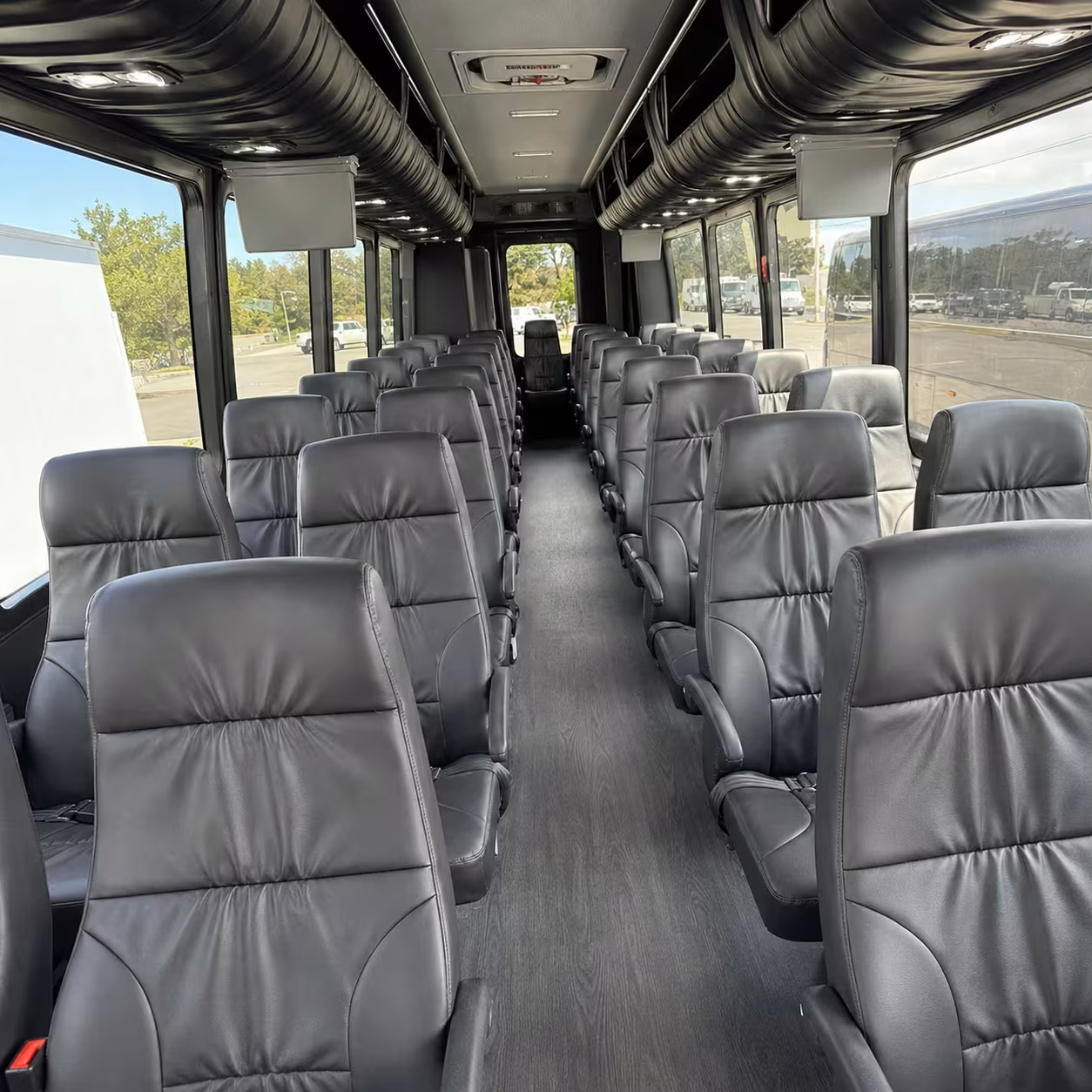 25 passenger minibus interior