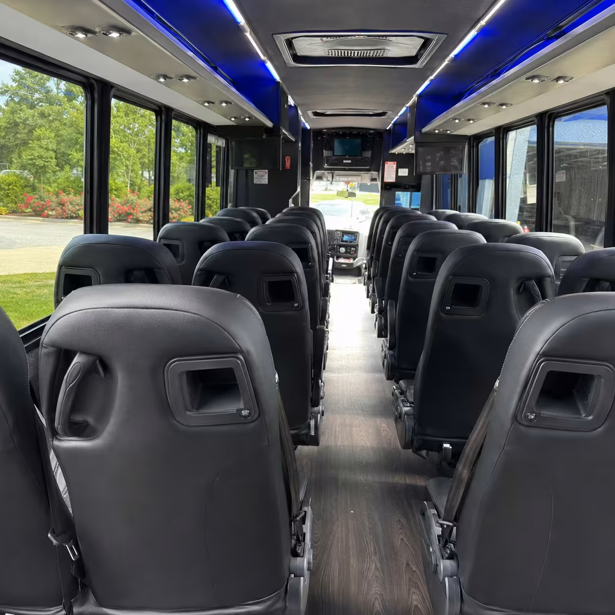 35 passenger minibus interior