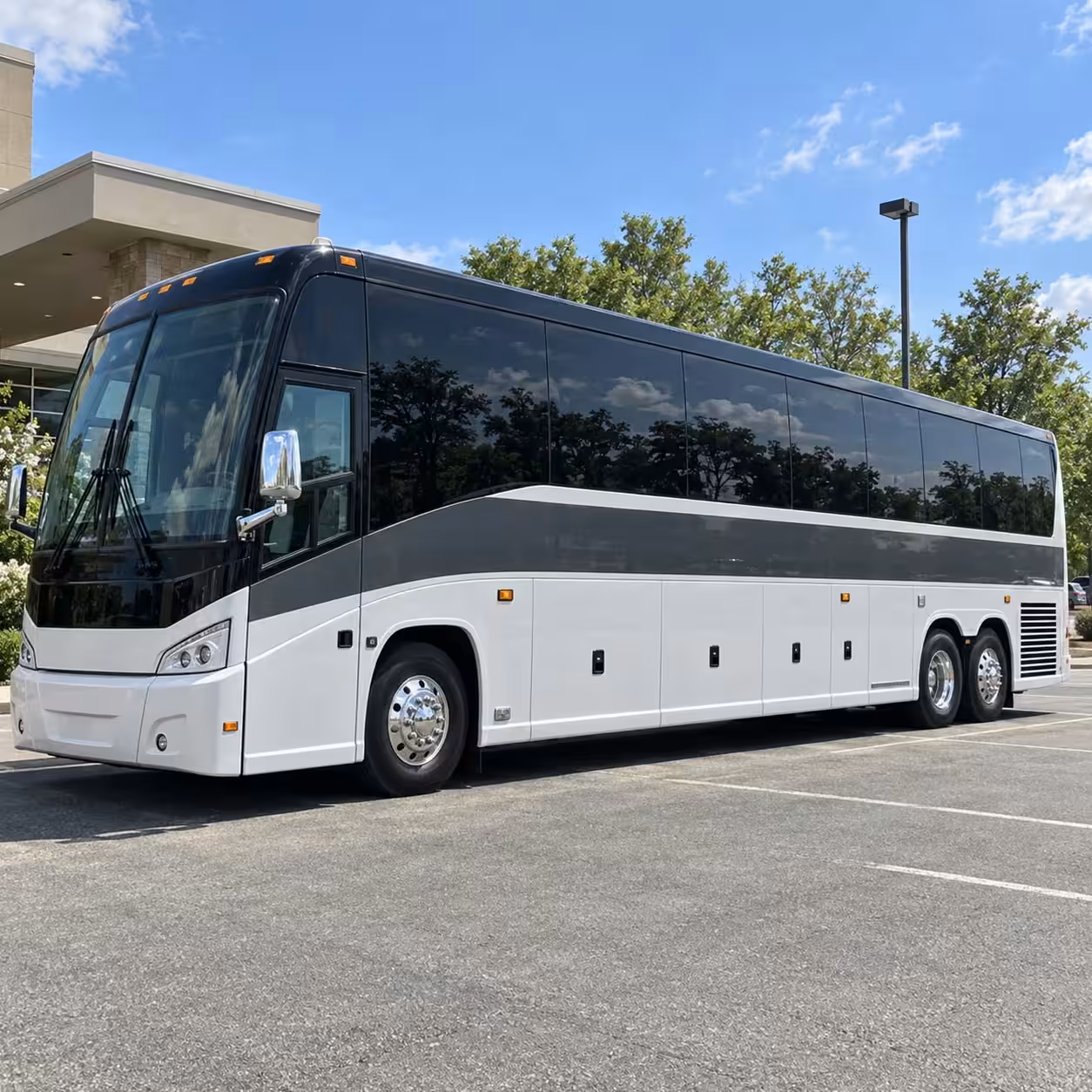 gresham 56 passenger charter bus rental