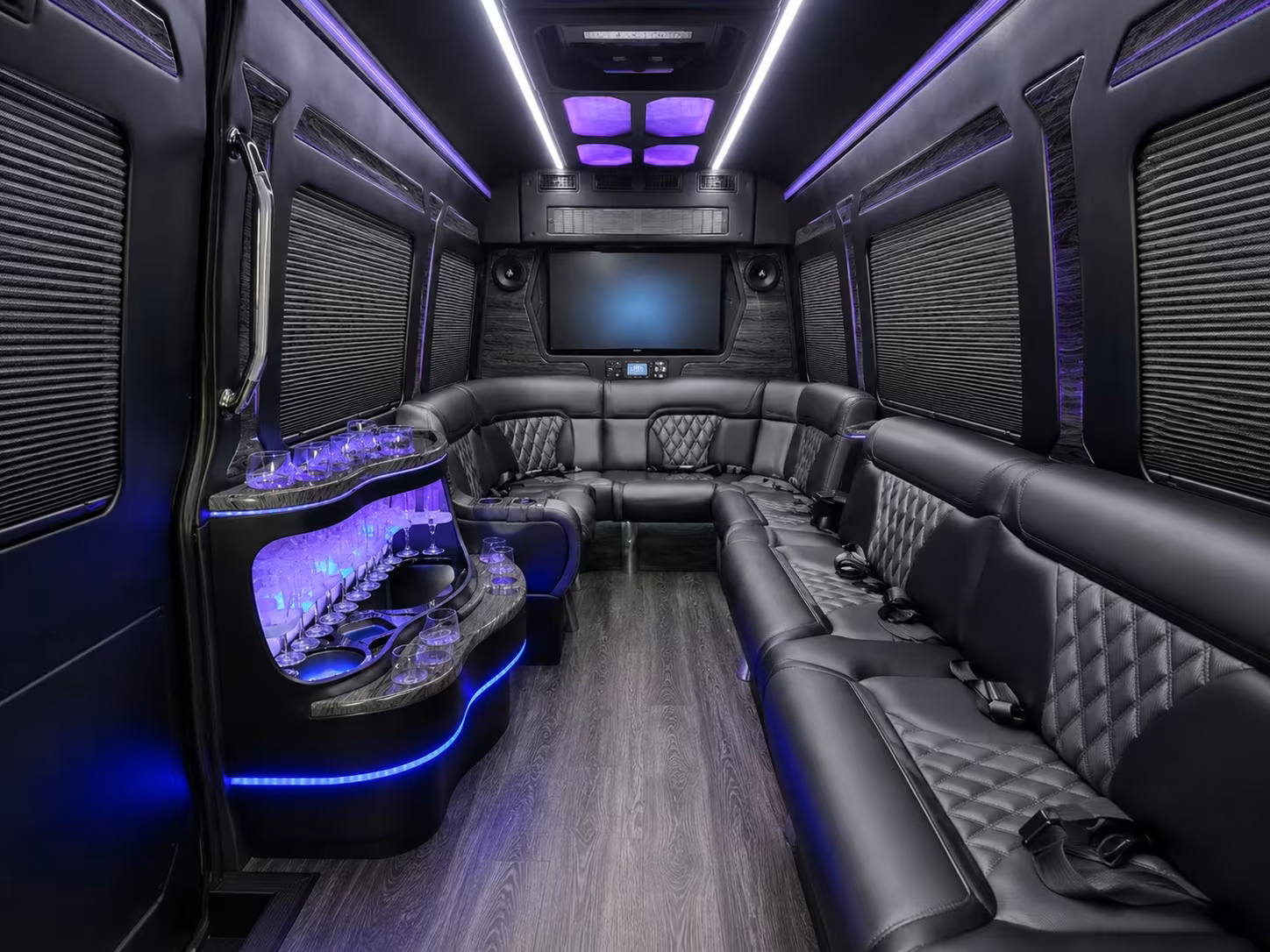 gresham prom transportation in sprinter vans and limo style vehicles