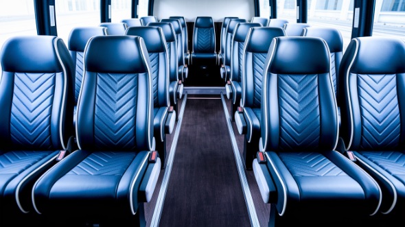 gresham 15 passenger minibus inside
