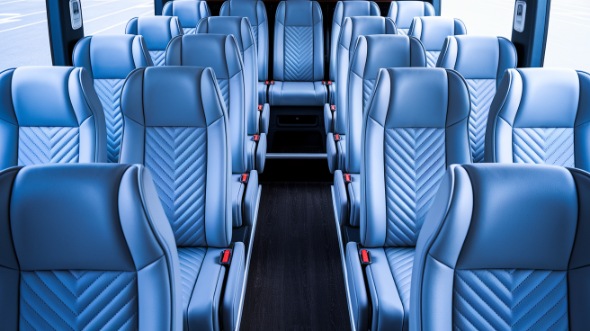 gresham 15 passenger minibus interior