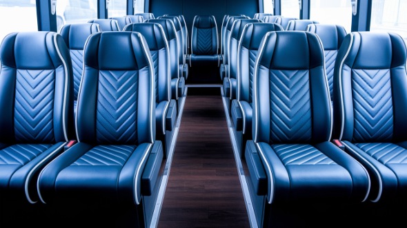 gresham 20 passenger minibus inside