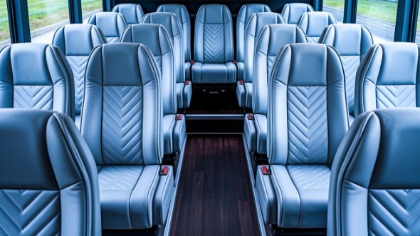 gresham 28 passenger minibus interior