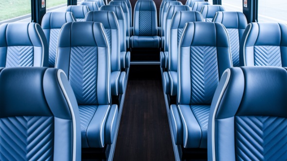 gresham 30 passenger minibus inside