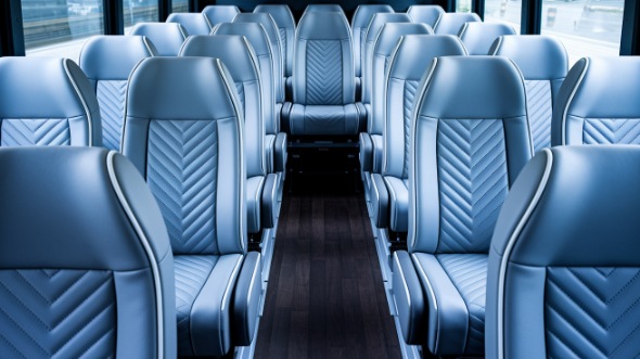 gresham 35 passenger minibus interior