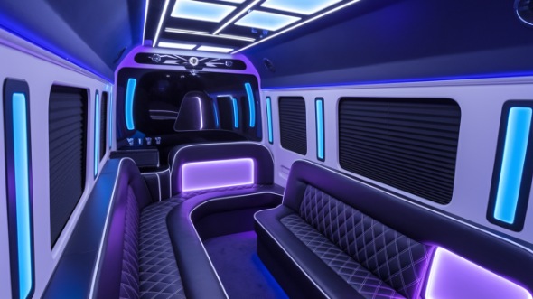 gresham sprinter limo rental interior